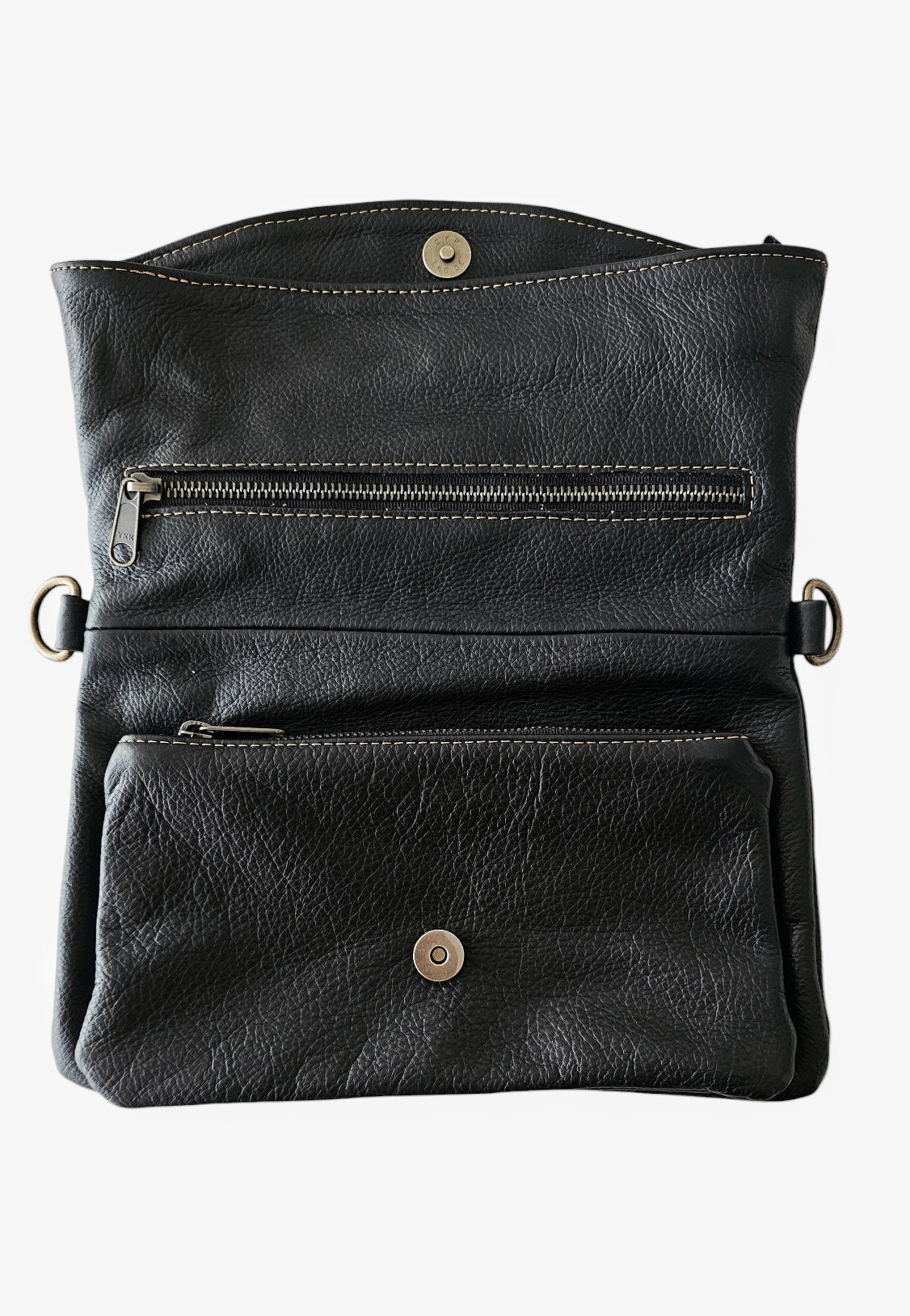 Leather Crossbody Bags multi compartments
