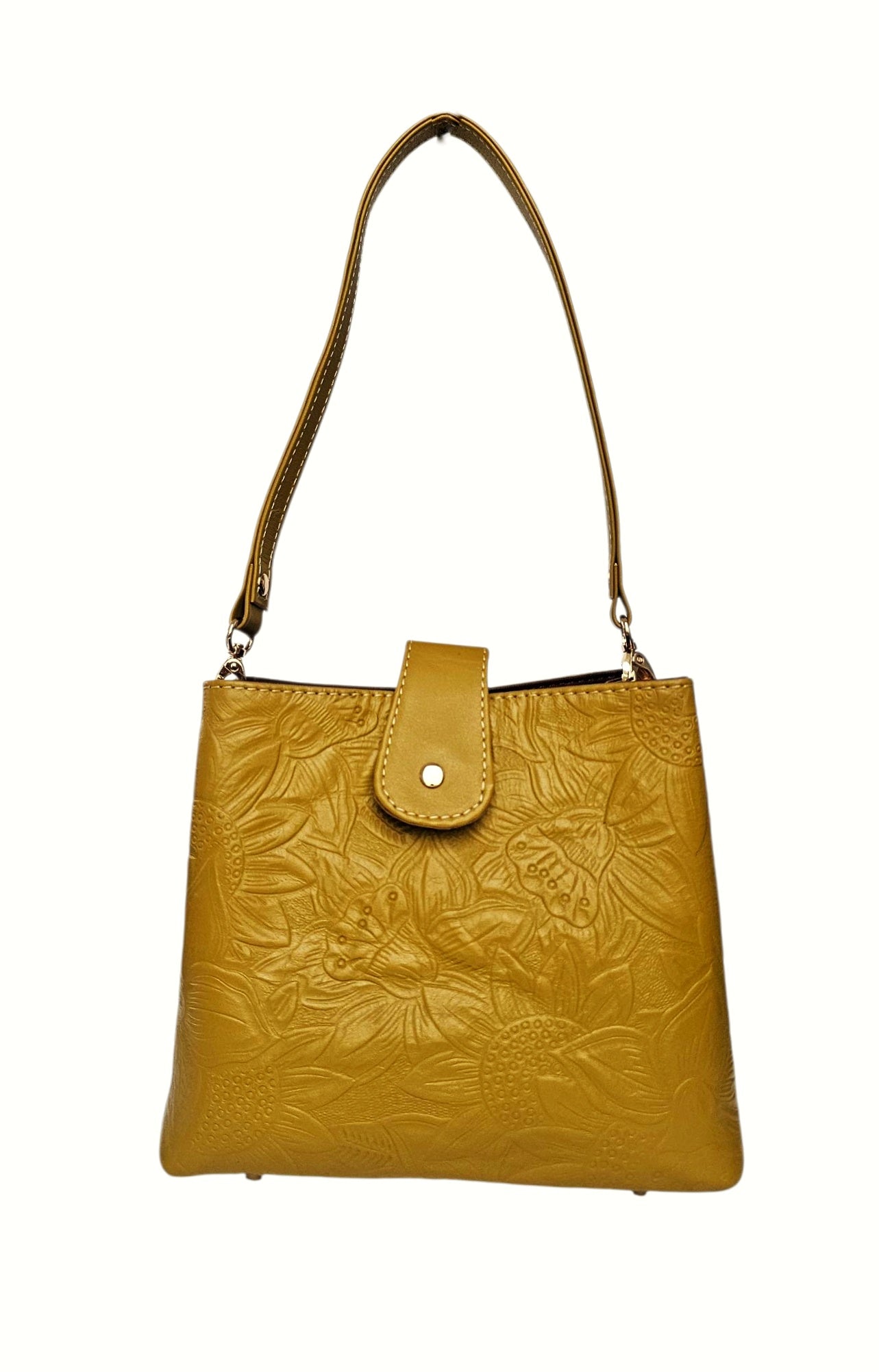 Eterna Mini Crossbody Bag - Amber by MBH Leather, product view 1