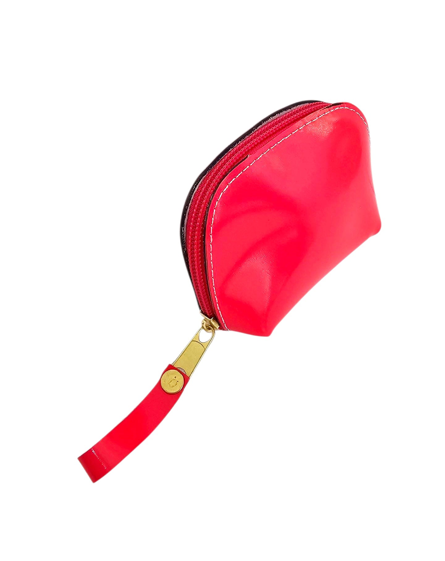 ReLeather Petite Pouch - Hot Pink by MBH Leather, product view 2