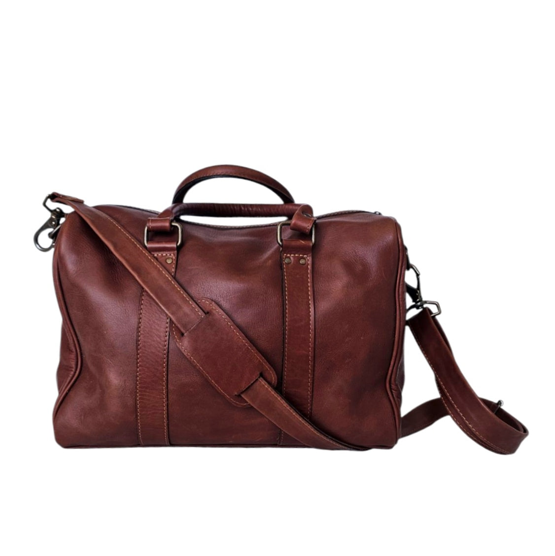 The Montclaire Weekender Travel Bag by MBH Leather, product view 6