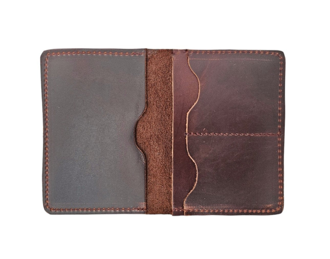 passport leather cover brown color