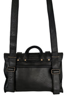 Leather crossbody backpack made 100% leather