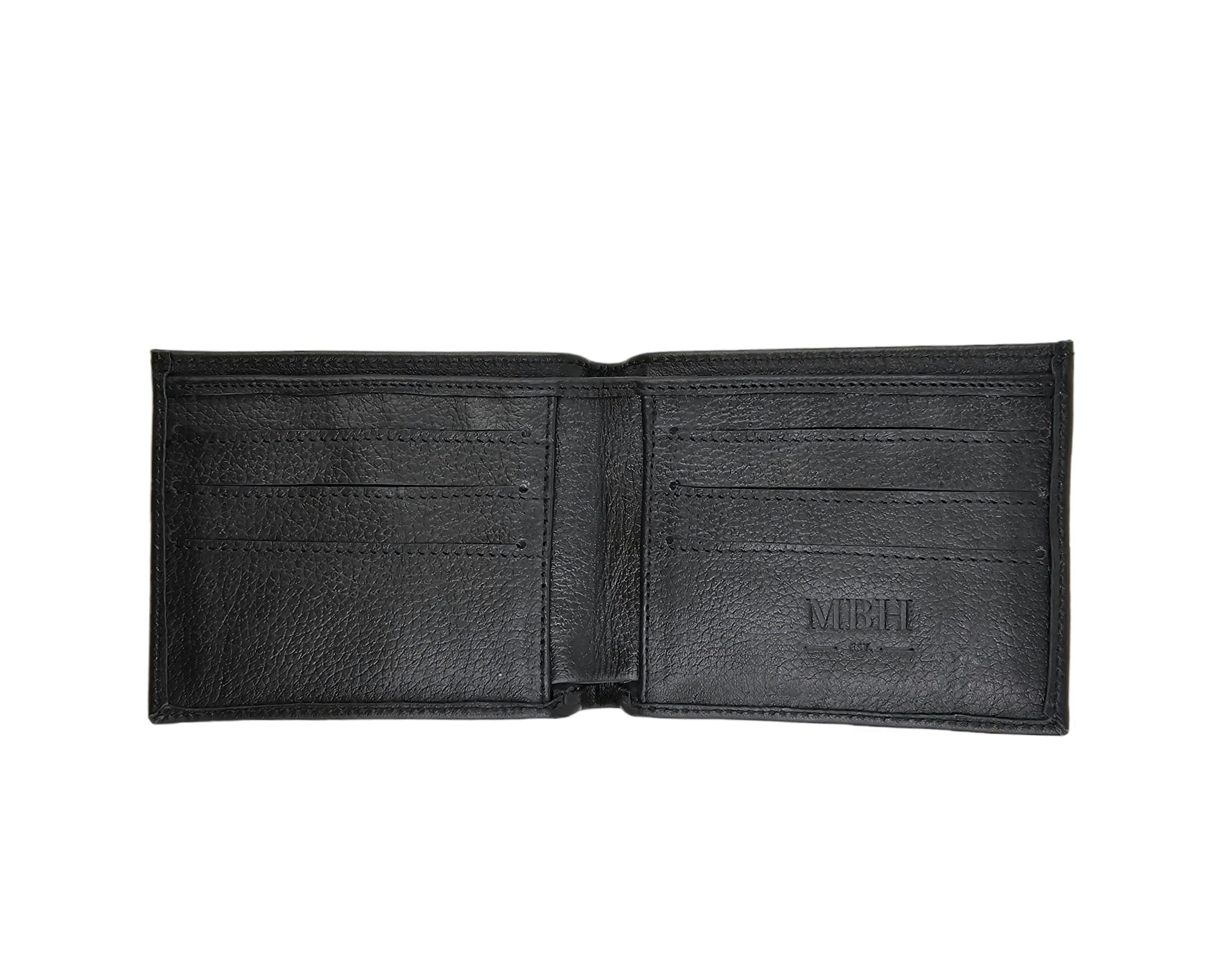 black leather wallet for men