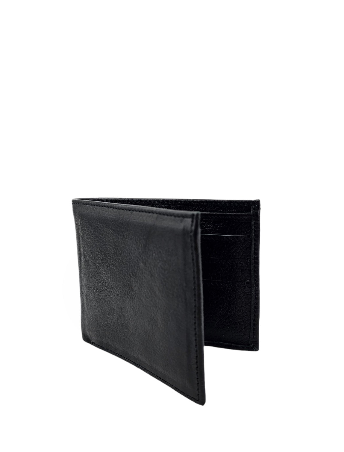 genuine leather black wallet for men