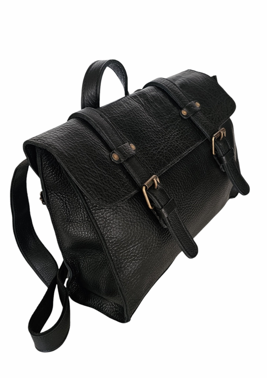 leather backpack chic for women