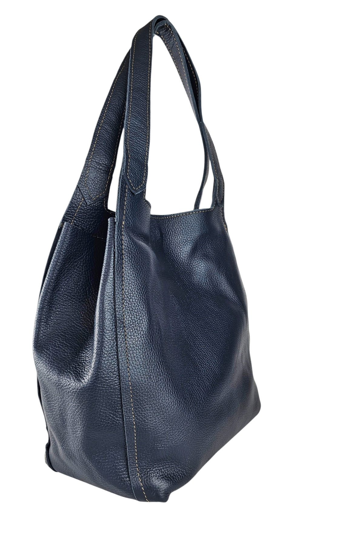 leather boho tote for women