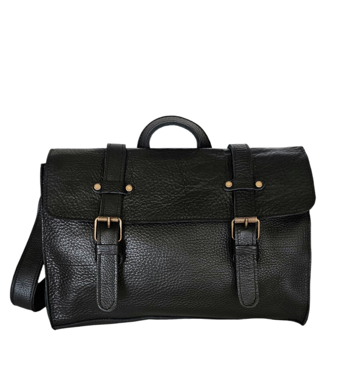 Convertible Leather Backpack & Crossbody Bag | MBH Leather