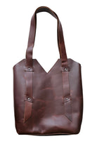 leather tote bag brown for women