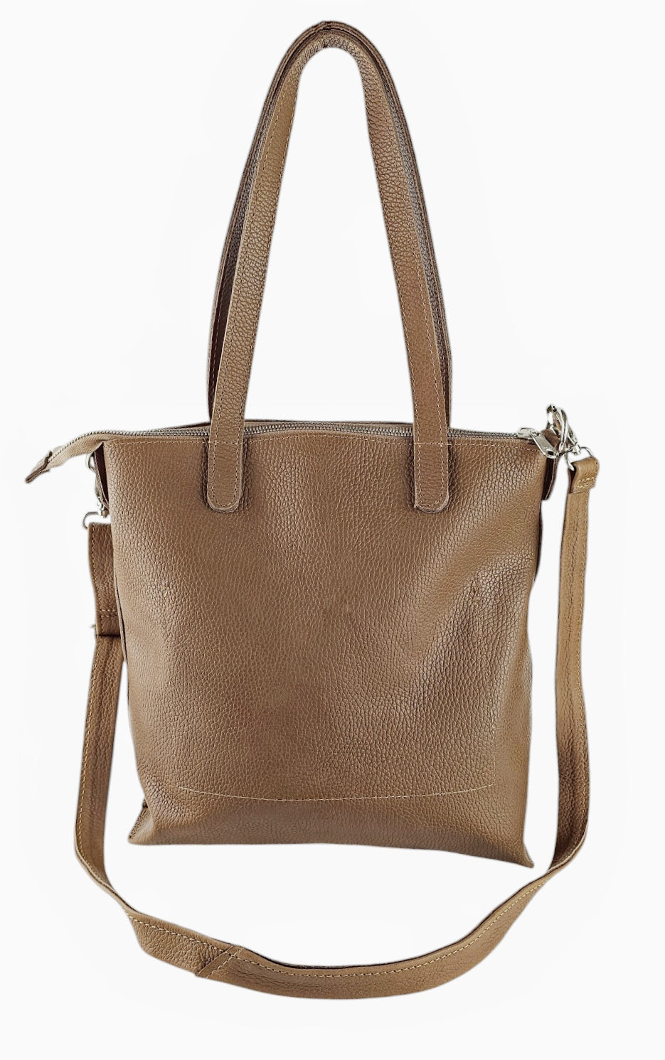 Amara Crossbody Tote Bag by MBH Leather, product view 3