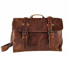 Convertible Leather Backpack & Crossbody Bag - Chestnut by MBH Leather, product view 9