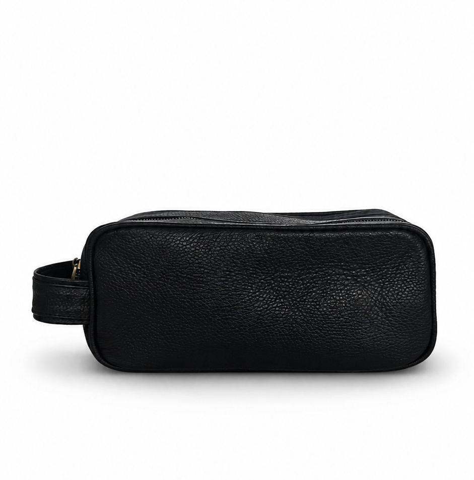 The Ellis Leather Toiletry Bag by MBH Leather