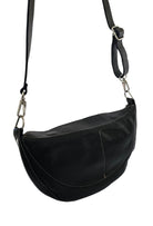 Luna Crossbody Bag – Black by MBH Leather, product view 4