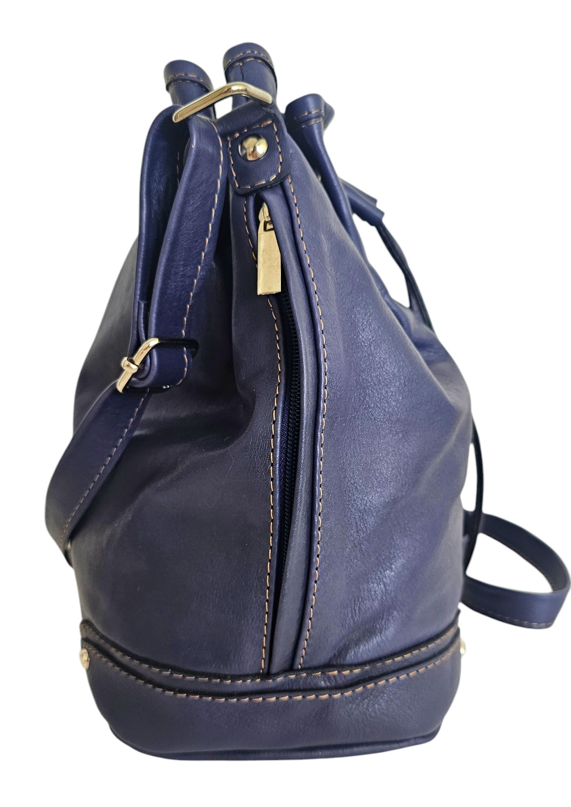 Mare Bucket Bag – Slate by MBH Leather, product view 2
