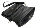 Monet Crossbody Bag & Fold-Over Clutch – Black by MBH Leather, product view 2
