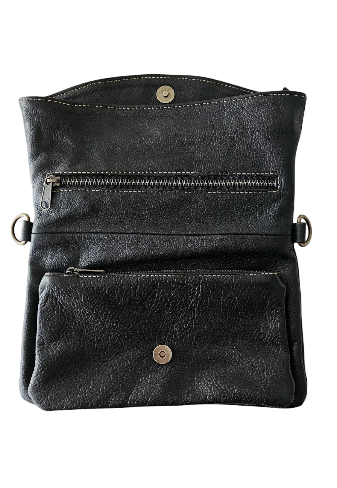 Leather Crossbody Bags multi compartments