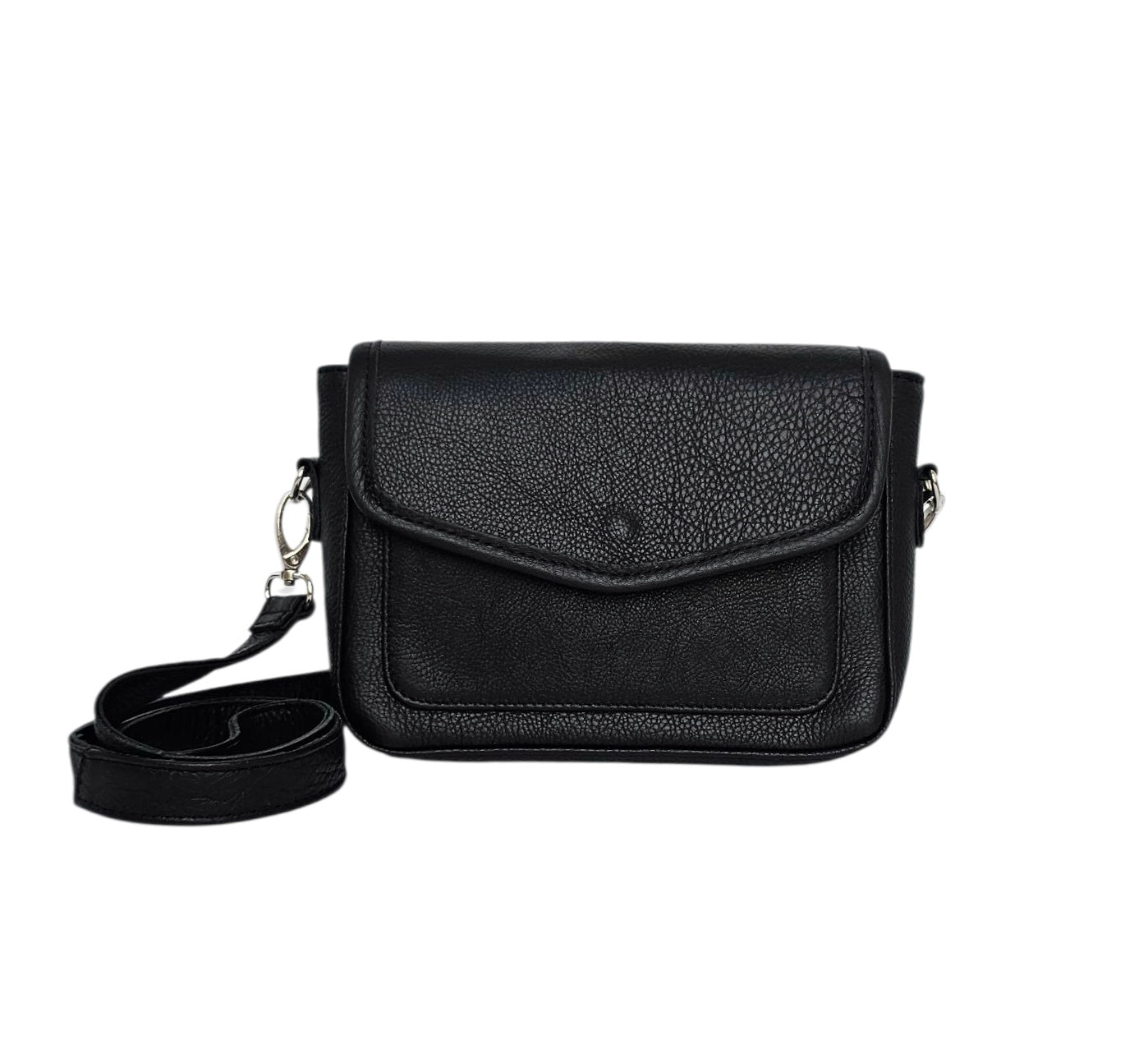 Nolita Mini Crossbody Bag – Black by MBH Leather, product view 1