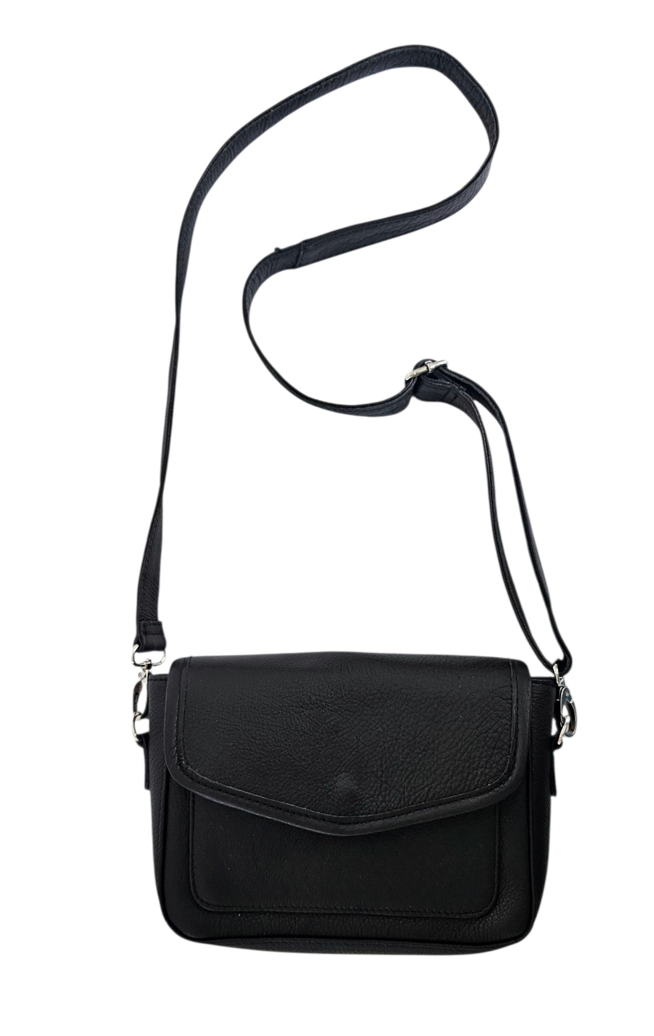 Nolita Mini Crossbody Bag – Black by MBH Leather, product view 2