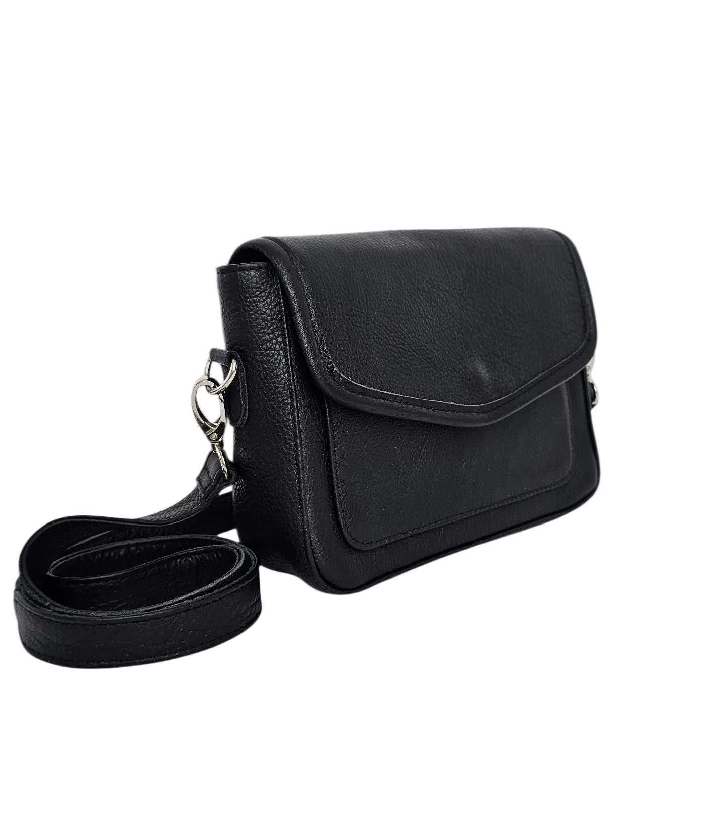 Nolita Mini Crossbody Bag – Black by MBH Leather, product view 3