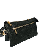 Nova Crossbody Bag - Artisan Black by MBH Leather, product view 2