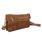 Nova Crossbody Bag - Artisan Brown by MBH Leather, product view 1
