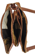 Nova Crossbody Bag - Artisan Brown by MBH Leather, product view 3