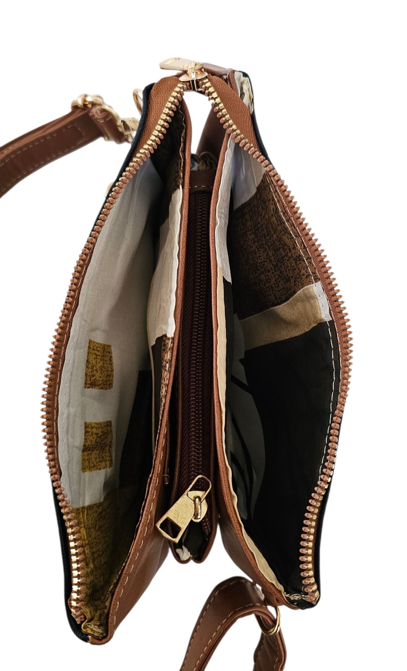 Nova Crossbody Bag - Navy by MBH Leather, product view 5
