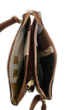 Nova Crossbody Bag - Navy by MBH Leather, product view 5
