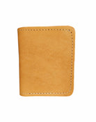 Novi Leather Mini Bifold Wallet – Amber Glow by MBH Leather