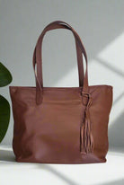 leather tote bag soft