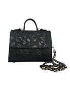 The Artisanal Crossbody Bag - Black by MBH Leather, product view 1