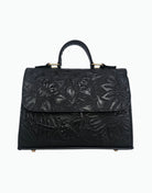 The Artisanal Crossbody Bag - Black by MBH Leather, product view 4