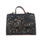 The Artisanal Crossbody Bag - Blue by MBH Leather, product view 4