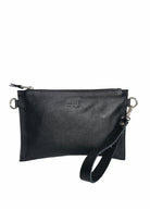 The Conscious Crossbody Clutch Bag - Black by MBH Leather, product view 1
