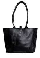 The Elara Tote Bag - Black by MBH Leather, product view 3