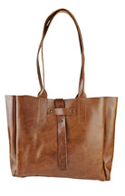 The Elara Leather Tote Bag – Brown by MBH Leather