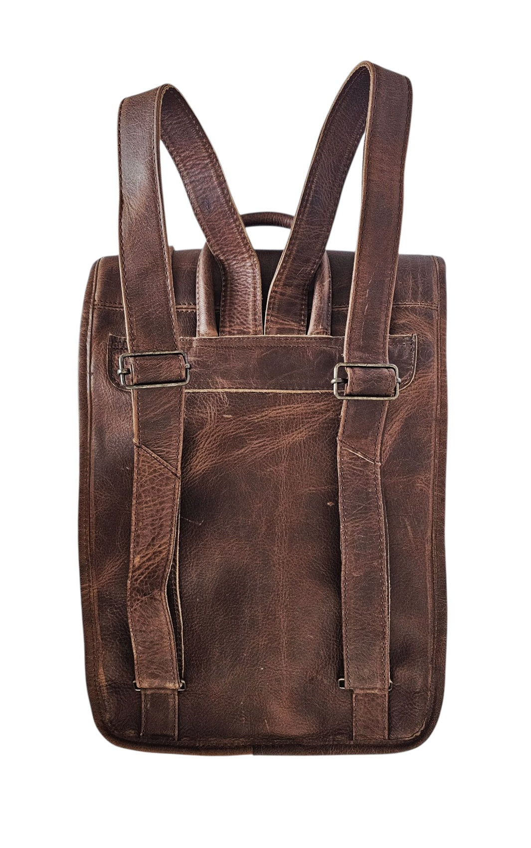 The Ferrano Leather Backpack - Brown by MBH Leather, product view 5