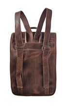 The Ferrano Leather Backpack - Brown by MBH Leather, product view 5