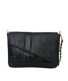 The Marquesa Crossbody Bag - Black by MBH Leather, product view 1