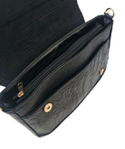The Marquesa Crossbody Bag - Black by MBH Leather, product view 3