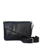 The Marquesa Crossbody Bag - Black by MBH Leather, product view 4
