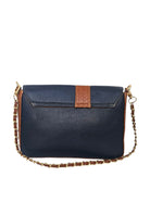 The Marquesa Crossbody Bag - Navy by MBH Leather, product view 4