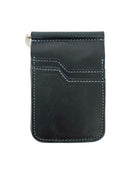 The Minimalist Money Clip Wallet - Black by MBH Leather, product view 2