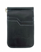 The Minimalist Money Clip Wallet - Black by MBH Leather, product view 3