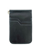 The Minimalist Money Clip Wallet - Blue by MBH Leather, product view 3