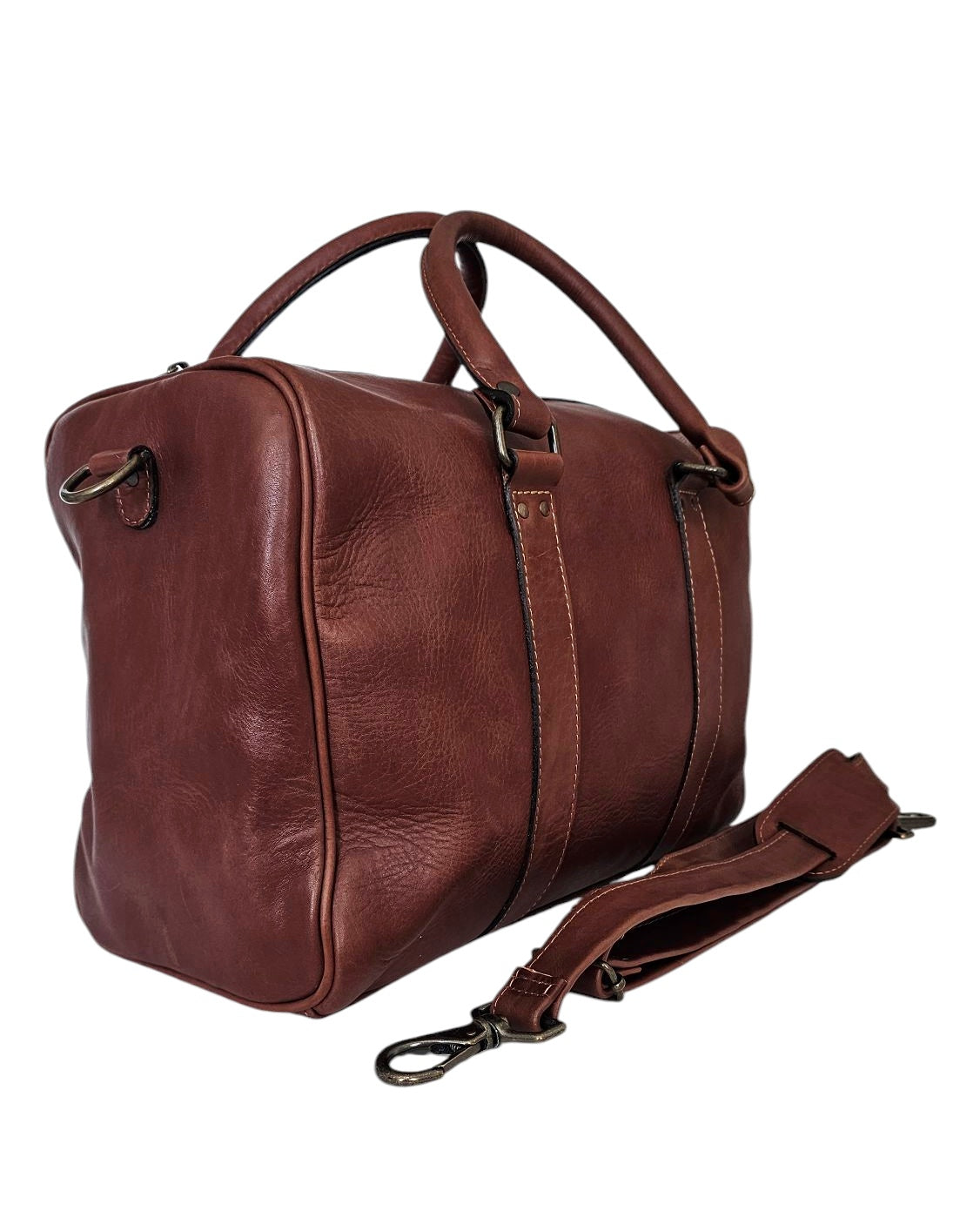 The Montclaire Weekender Travel Bag by MBH Leather, product view 4