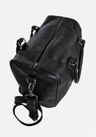 The Montclaire Weekender Travel Bag- Black by MBH Leather, product view 7