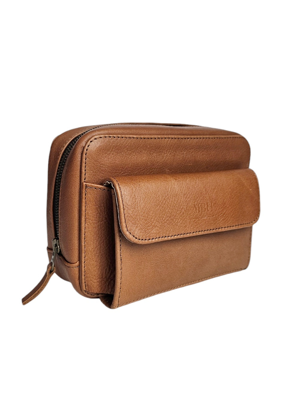 The Nomad Crossbody Leather Bag by MBH Leather, product view 4