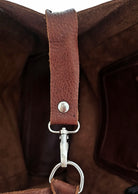 redefined leather brown shoulder bag