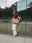 luxury leather boho bag for women