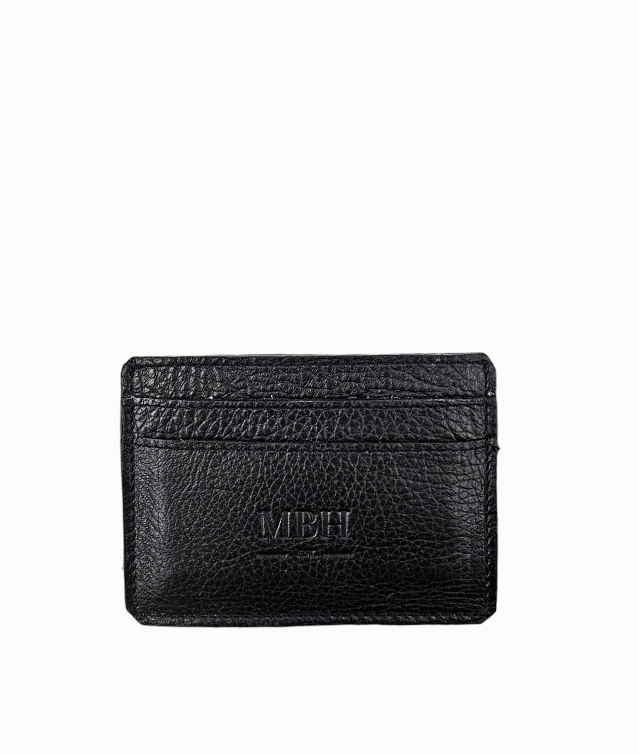 The Sterling Card Holder - Black by MBH Leather, product view 1